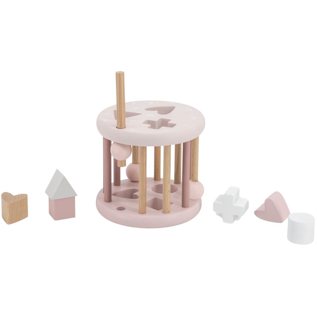 Label label vormsorteerwiel pink