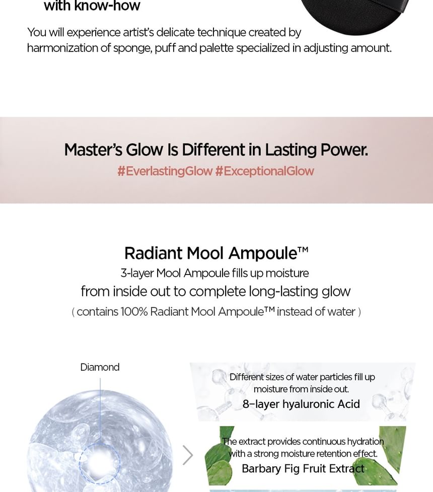 JUNG SAEM MOOL - Masterclass Radiant Cushion Set - 5 kleuren