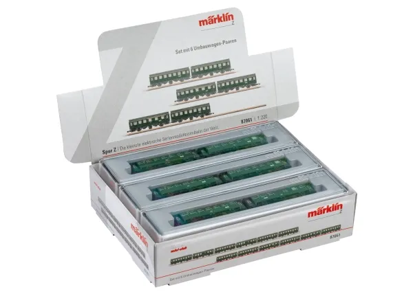 Märklin 87061, Togmodel, Formonterede, Z (1:220), Dreng/Pige, 15 År, Grøn