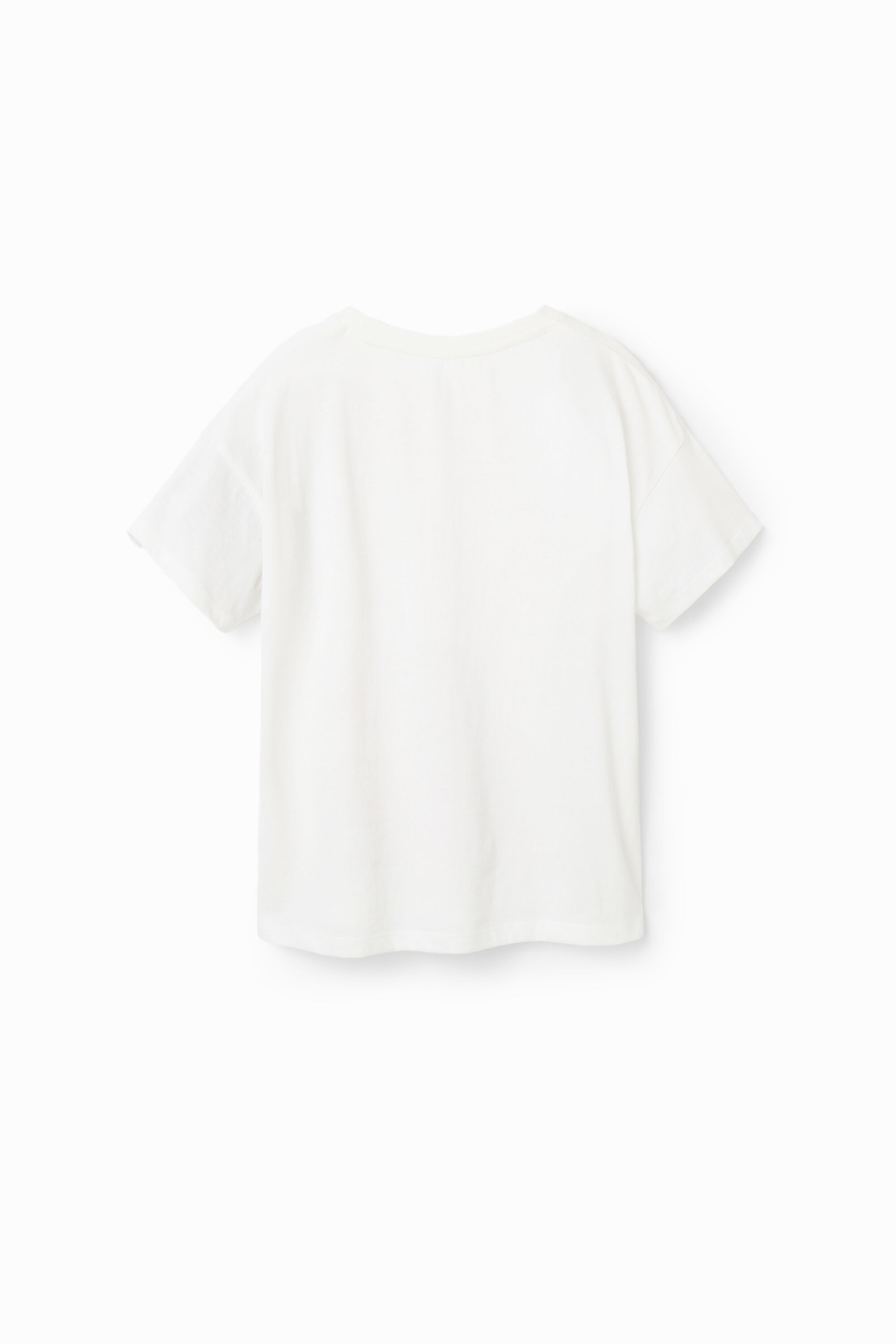 T-shirt texte brillant