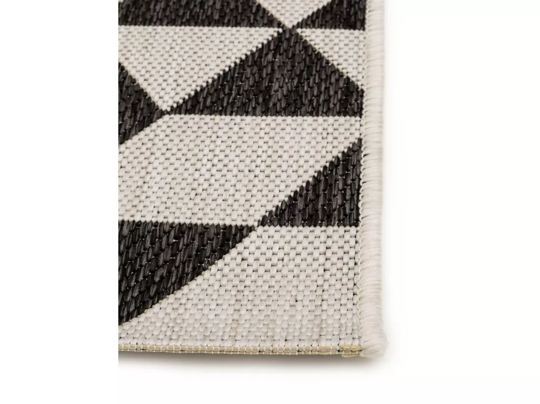 Tapis d'extérieur & intérieur Cleo Noir 120x170 cm