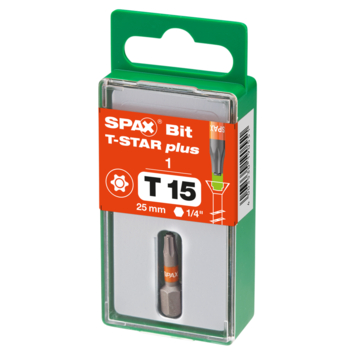 Spax Bit T-STAR plus T 15 S 1 stuk