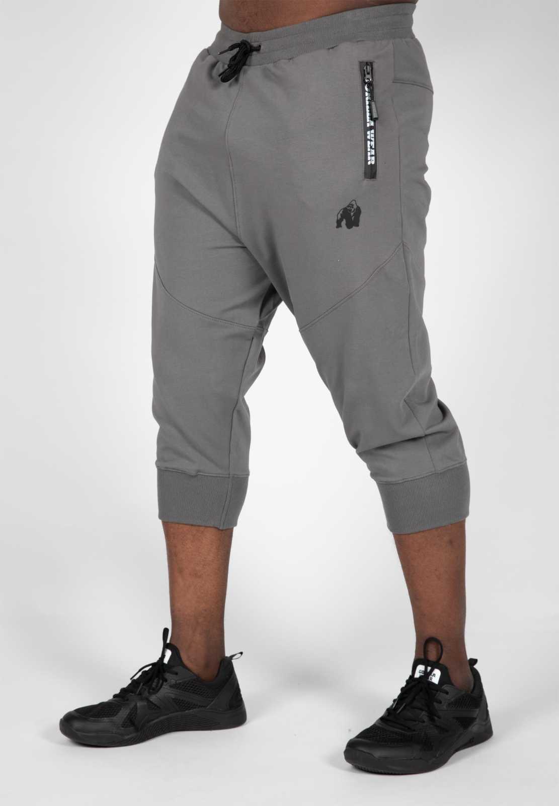 Calça de moletom 3/4 Gorilla Wear Knoxville preta