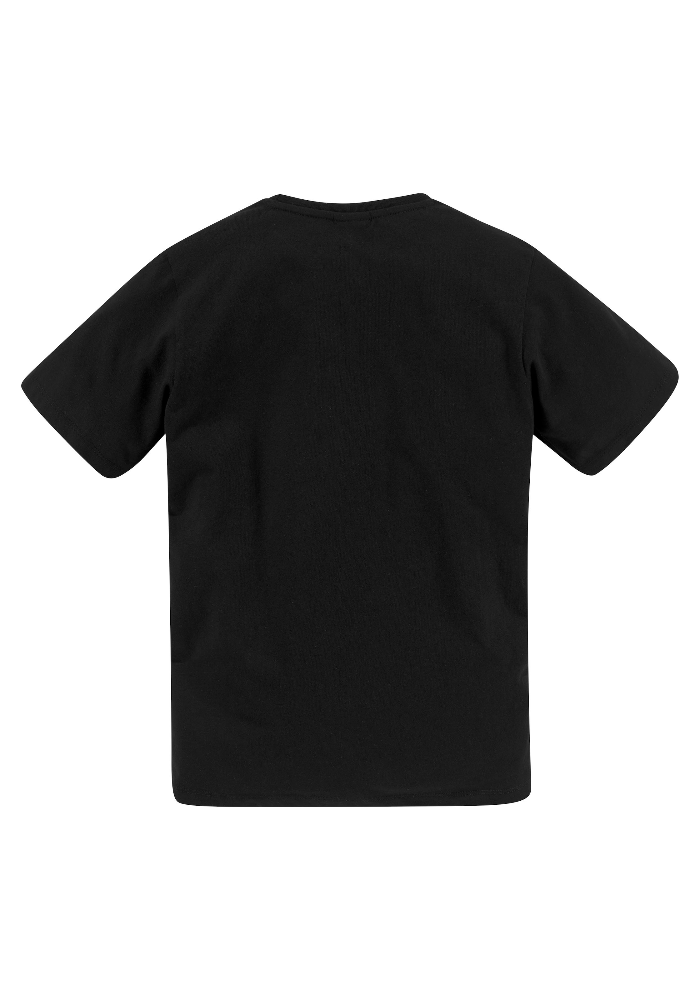 KIDSWORLD T-Shirt »Mit lässigem FUSSBALLER - Druck«, Kurzarm,  Basic-Passform,  mit stylischem Druck,  Rundhalsausschnitt