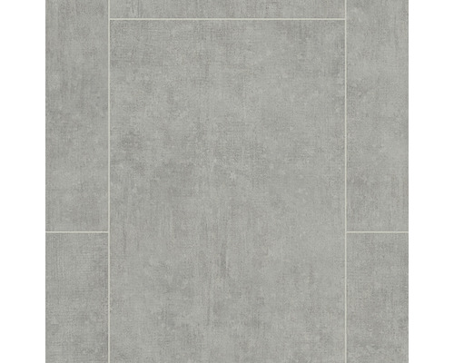 Vevox PVC vloer, tegellook, middengrijs FB594, 200 cm breed (per meter verkocht)