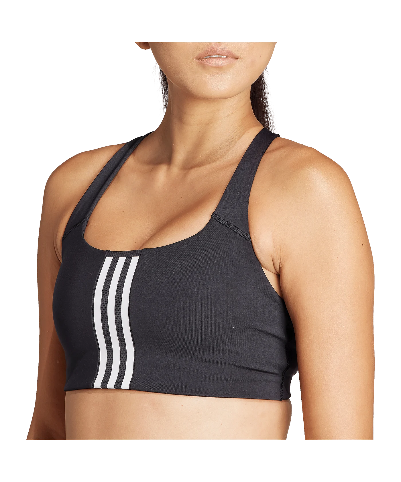 adidas 3S Pwim MS Sport-BH Damen Schwarz