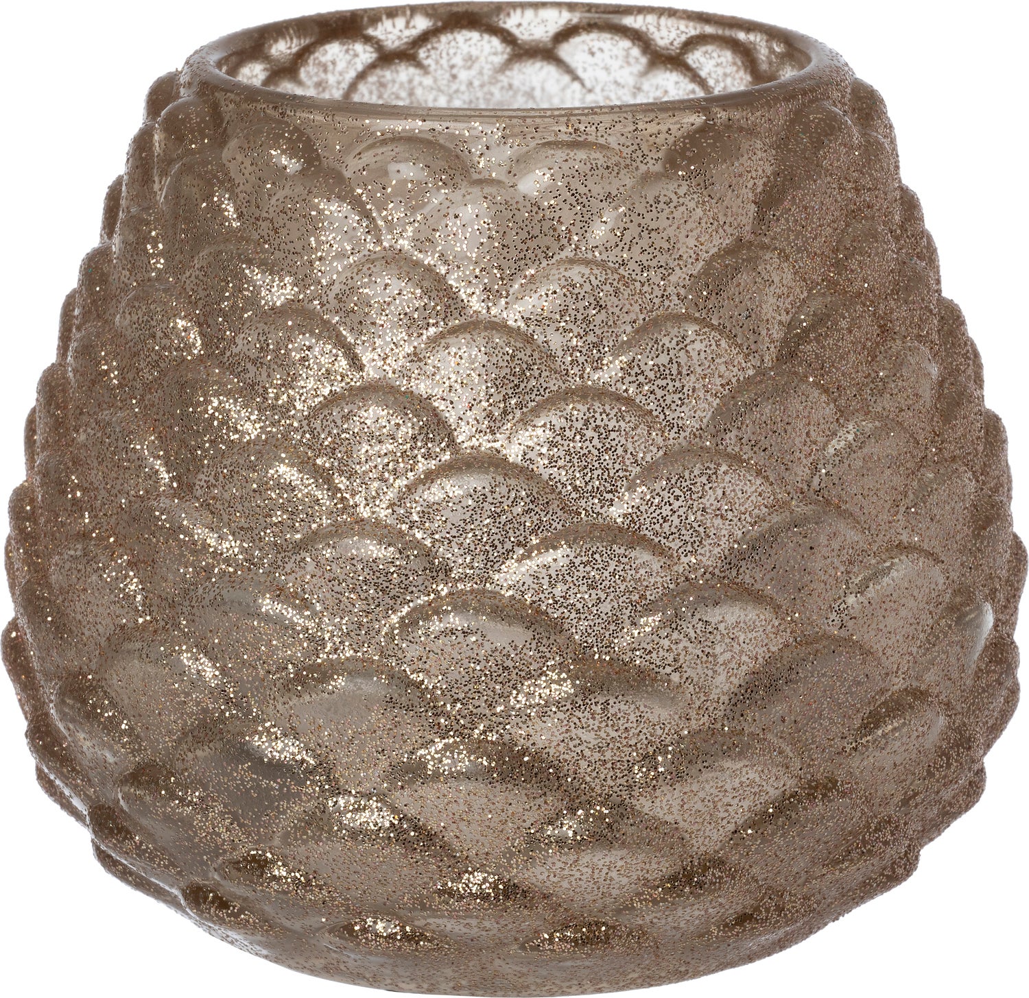 Intratuin waxinelichthouder Sino beige D 10 H 8,6 cm