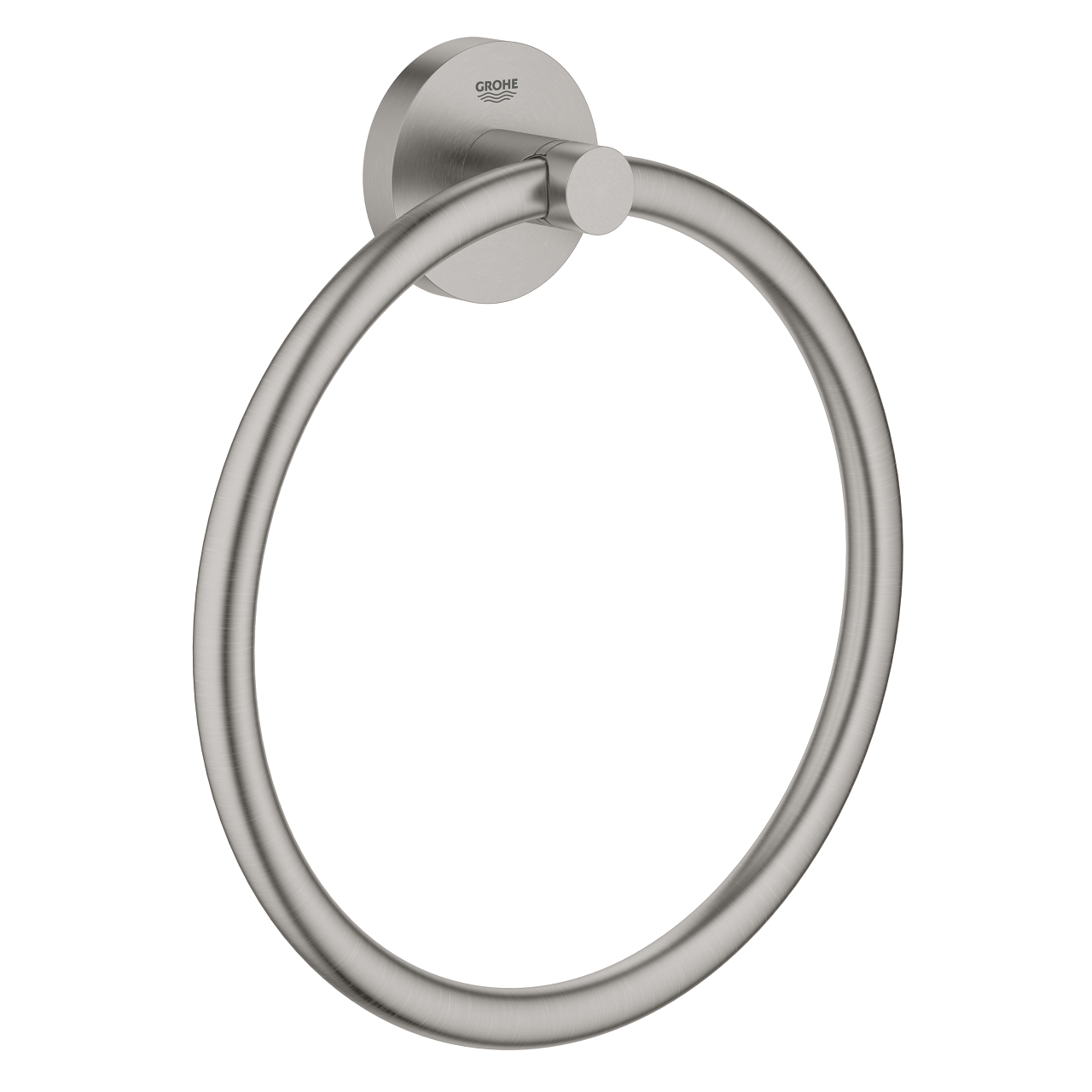 Grohe Essentials handdoekring supersteel