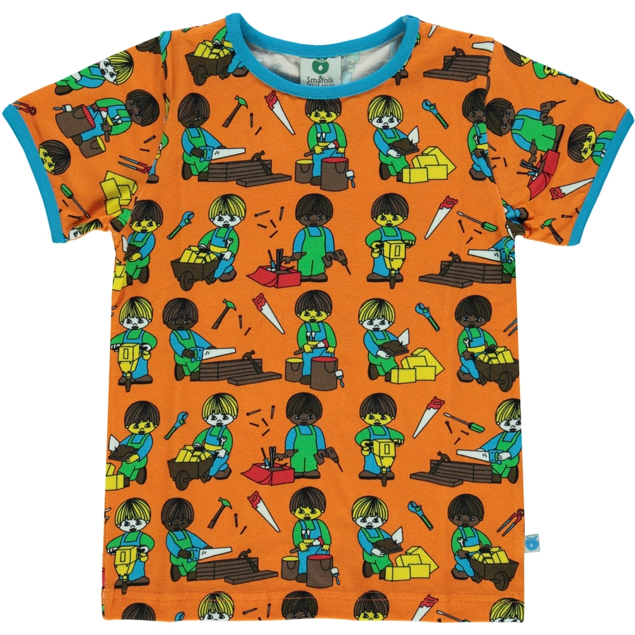 Smafolk T-Shirt Workers orange