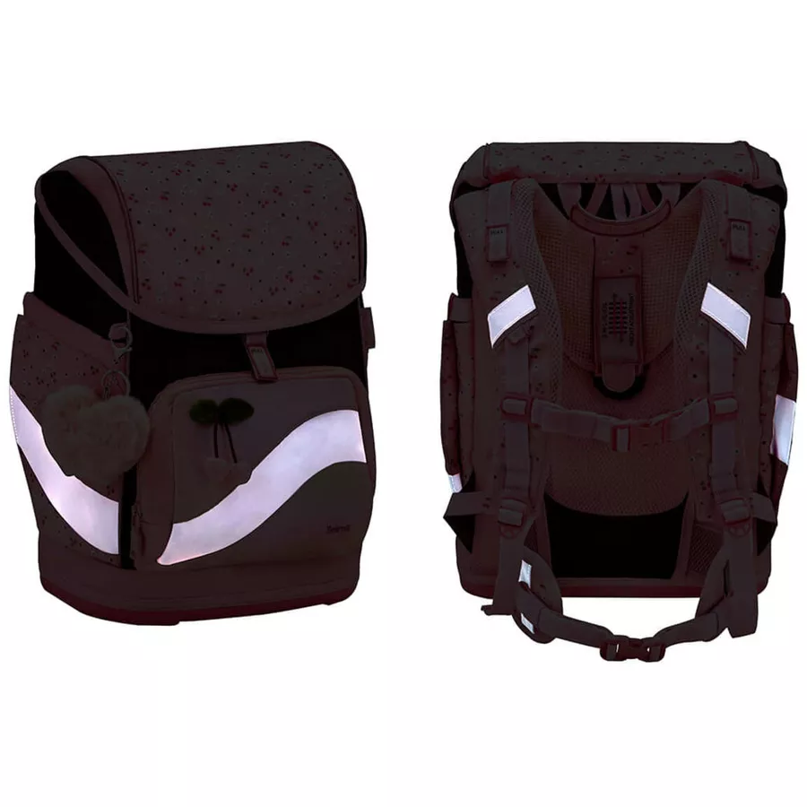Belmil Schulranzen Premium Smarty Plus Set 5-teilig Cherry Blossom