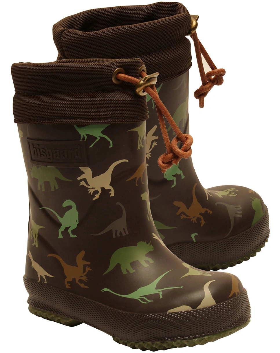 Thermo-Gummistiefel DINO in braun