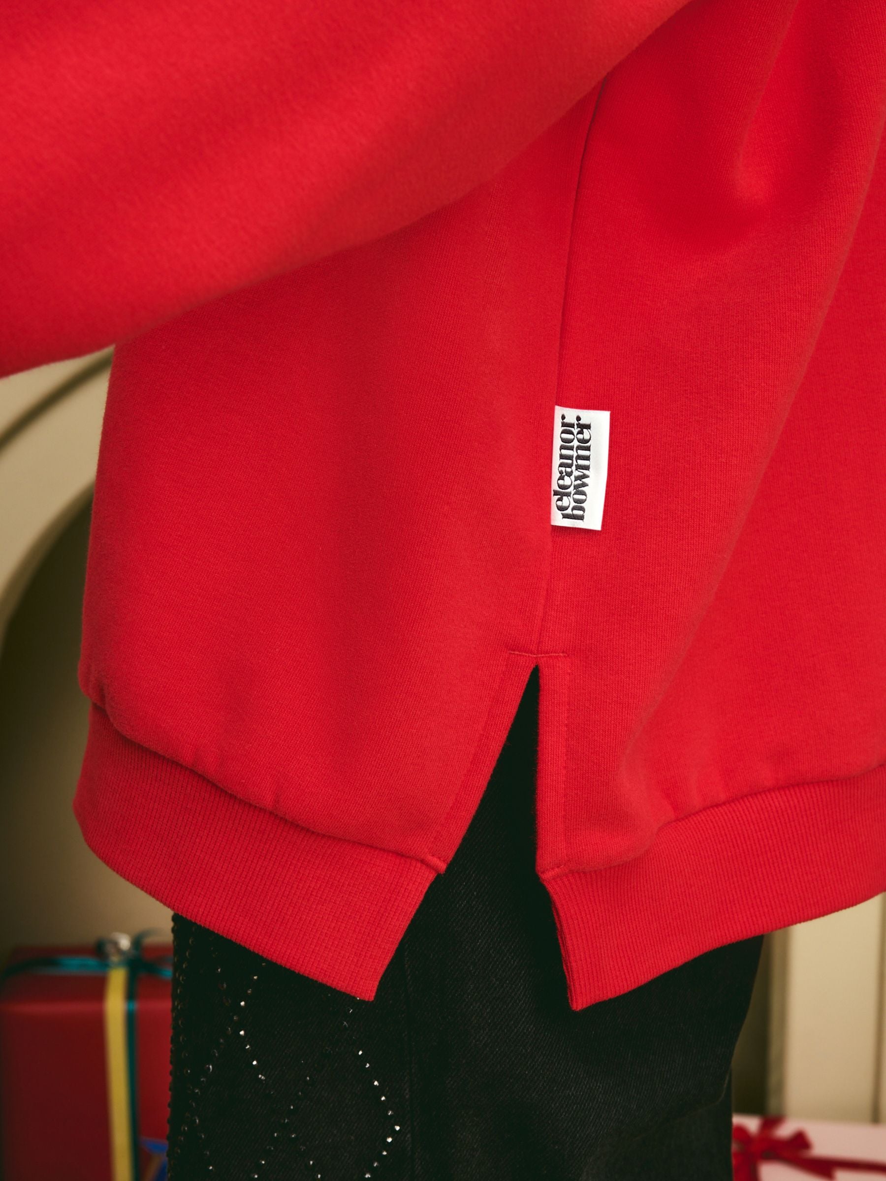 Eleanor Bowmer Red Disco Santa Sweatshirt