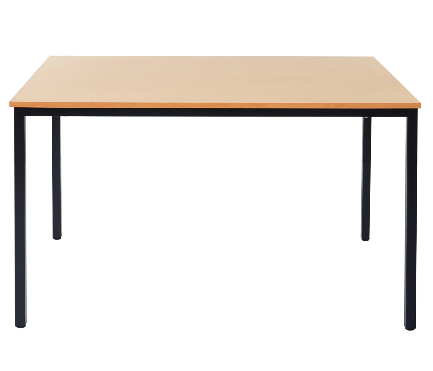 Schreibtisch Petrila, Konferenztisch Bürotisch Seminartisch, 120x80cm MDF ~ Buche-Optik