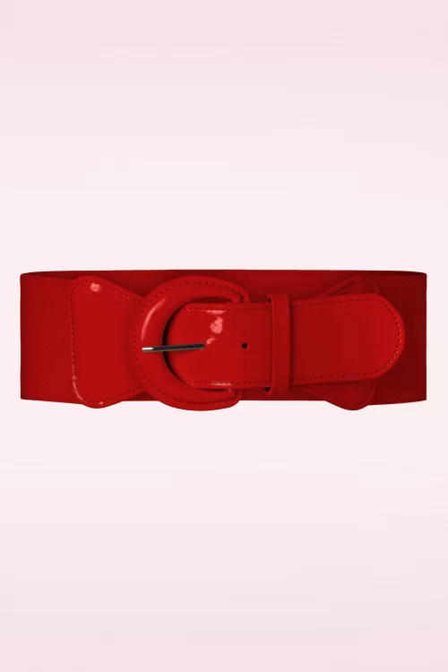 Banned Retro Corinne elastische riem in rood