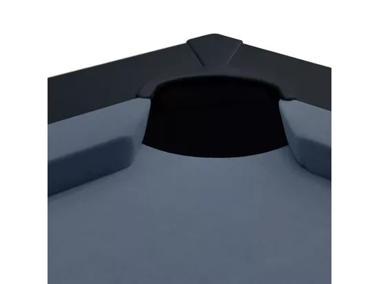 Table de billard convertible noire tapis gris - Eddie