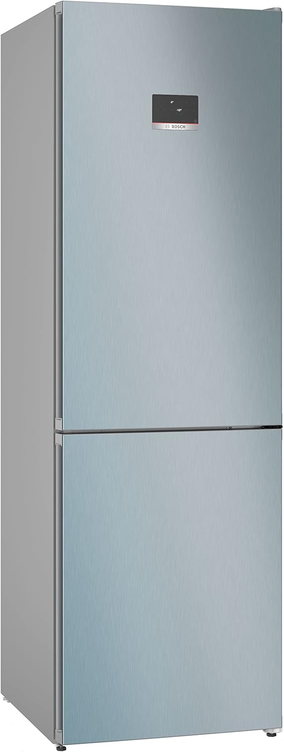 Bosch KGN367LDF- Série 4, Réfrigérateur combiné pose-libre,186 x 60 cm, Inox