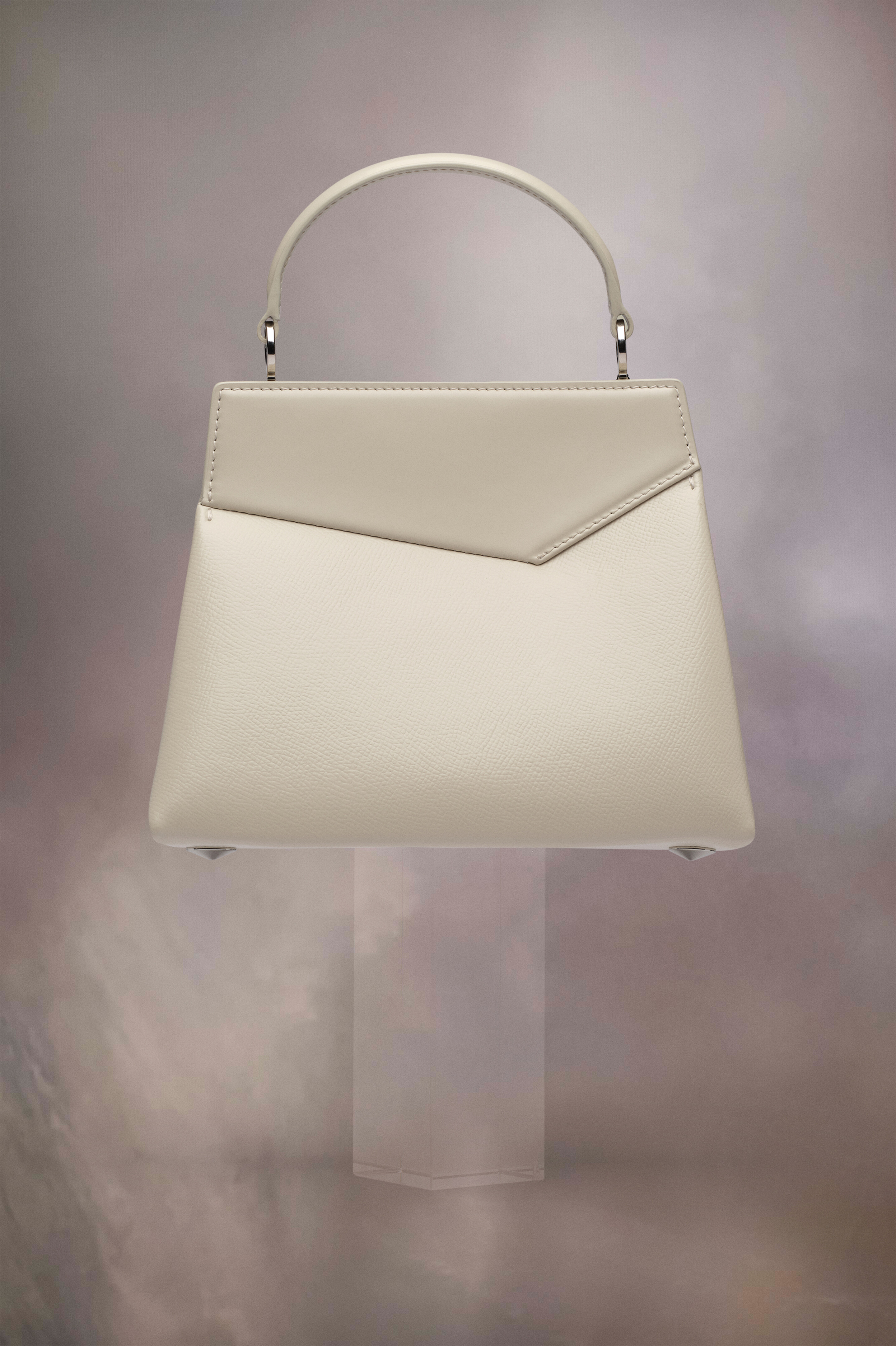 Sac à main en cuir Snatched Petit | Femme Gris clair