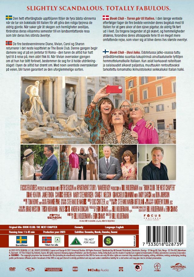 Book Club 2 - The Next Chapter / Turen Går Til Italien - DVD