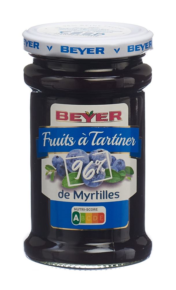 BEYER Fruchtaufstrich Heidelbeeren Glas 240 g
