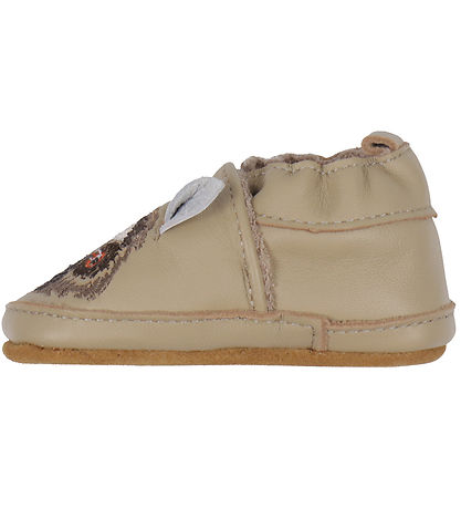 Mikk-Line Leder-Krabbelschuhe - Rehleder