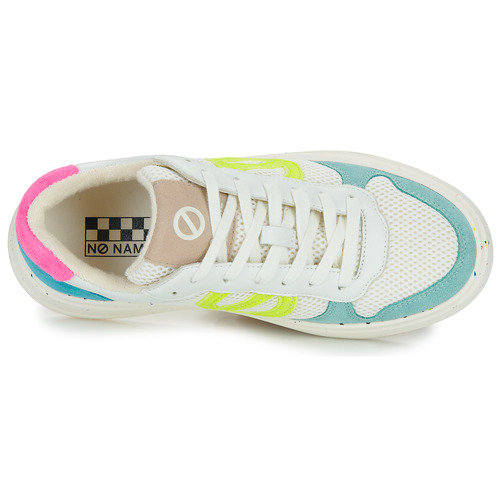 No Name - BRIDGET SNEAKER W - Blanc / Jaune / Bleu