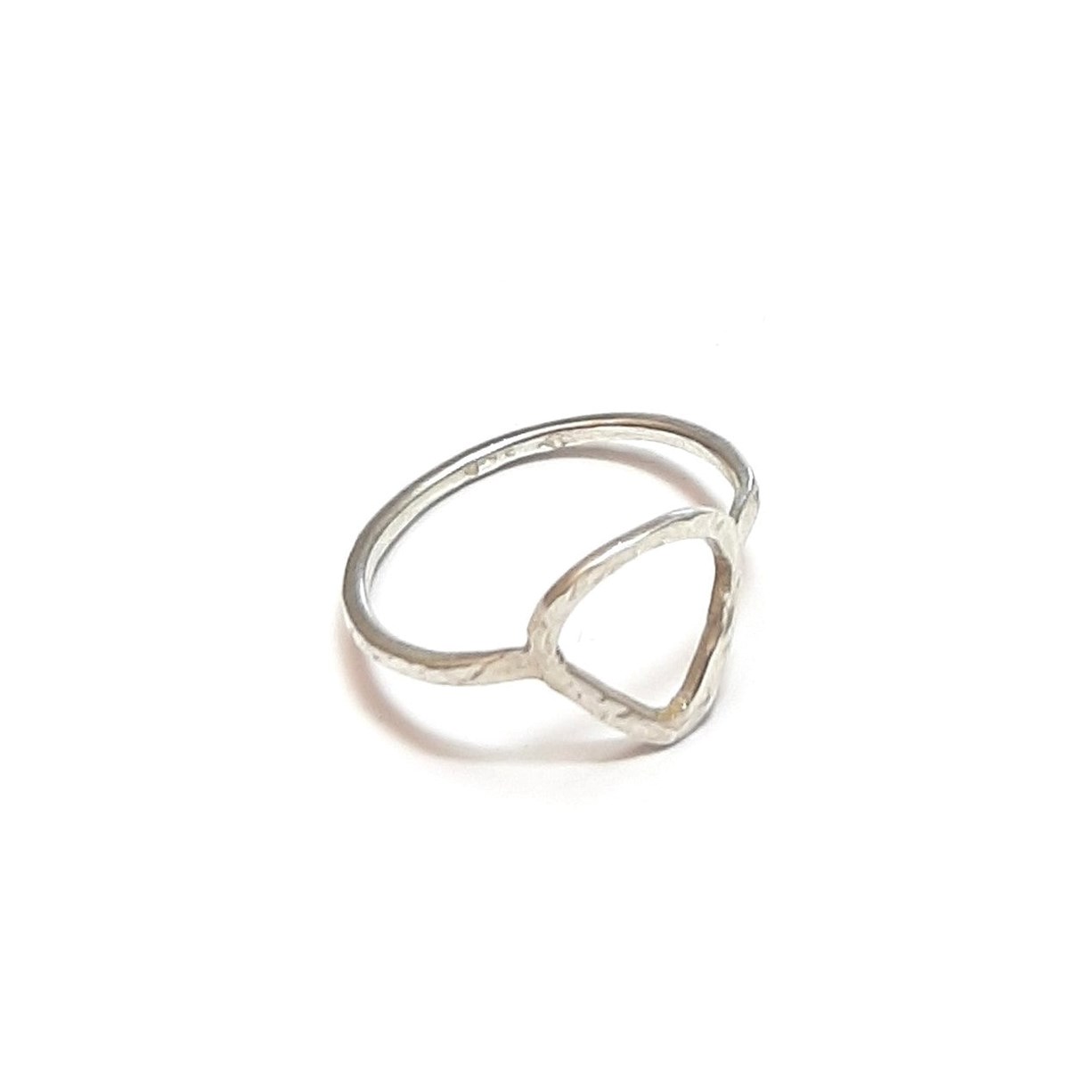 Bague Argent Massif Martelé Camboriú