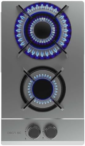Cecotec Plaque à gaz Bolero Squad G 4200S Glass Black. Plaque à gaz avec 4 feux, finition verre noir, puissance 8000W, grilles individuelles et allumage électrique avec sécurité des vannes. : Cuisine et Maison
