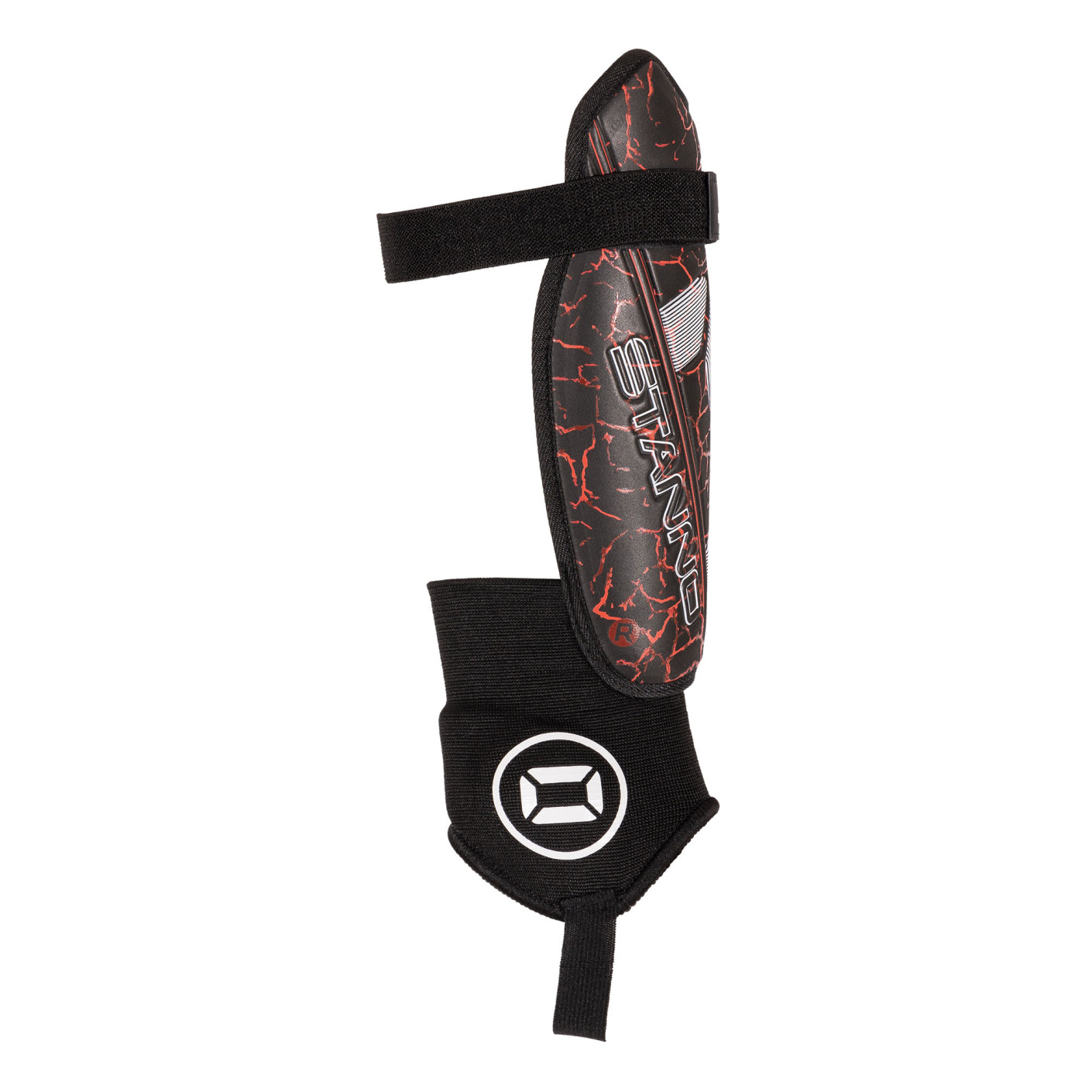 Stanno Pro Guard II Scheenbeschermers Zwart Rood Wit