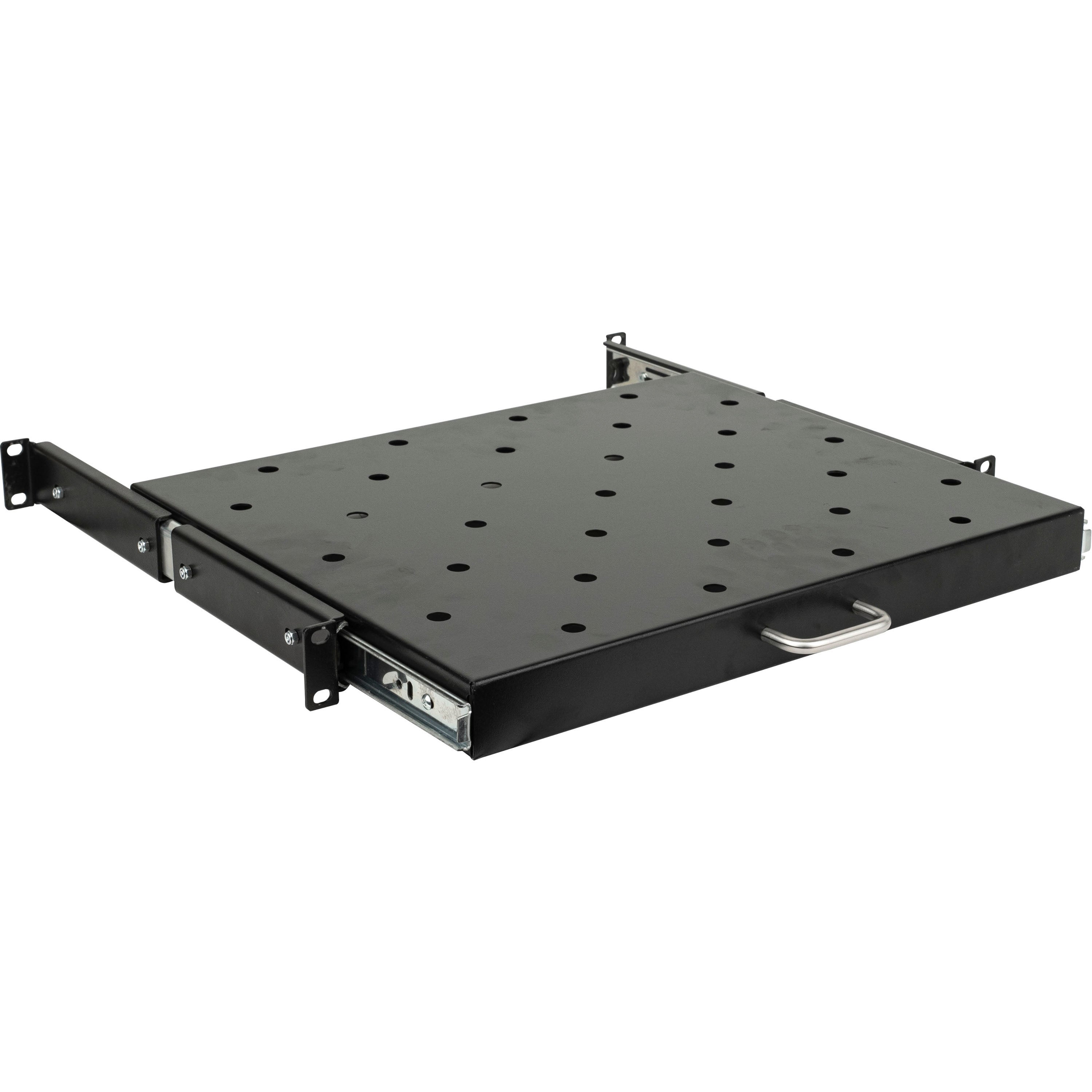 Showgear Sliding Rack Mount Shelf 1U 19 inch lade