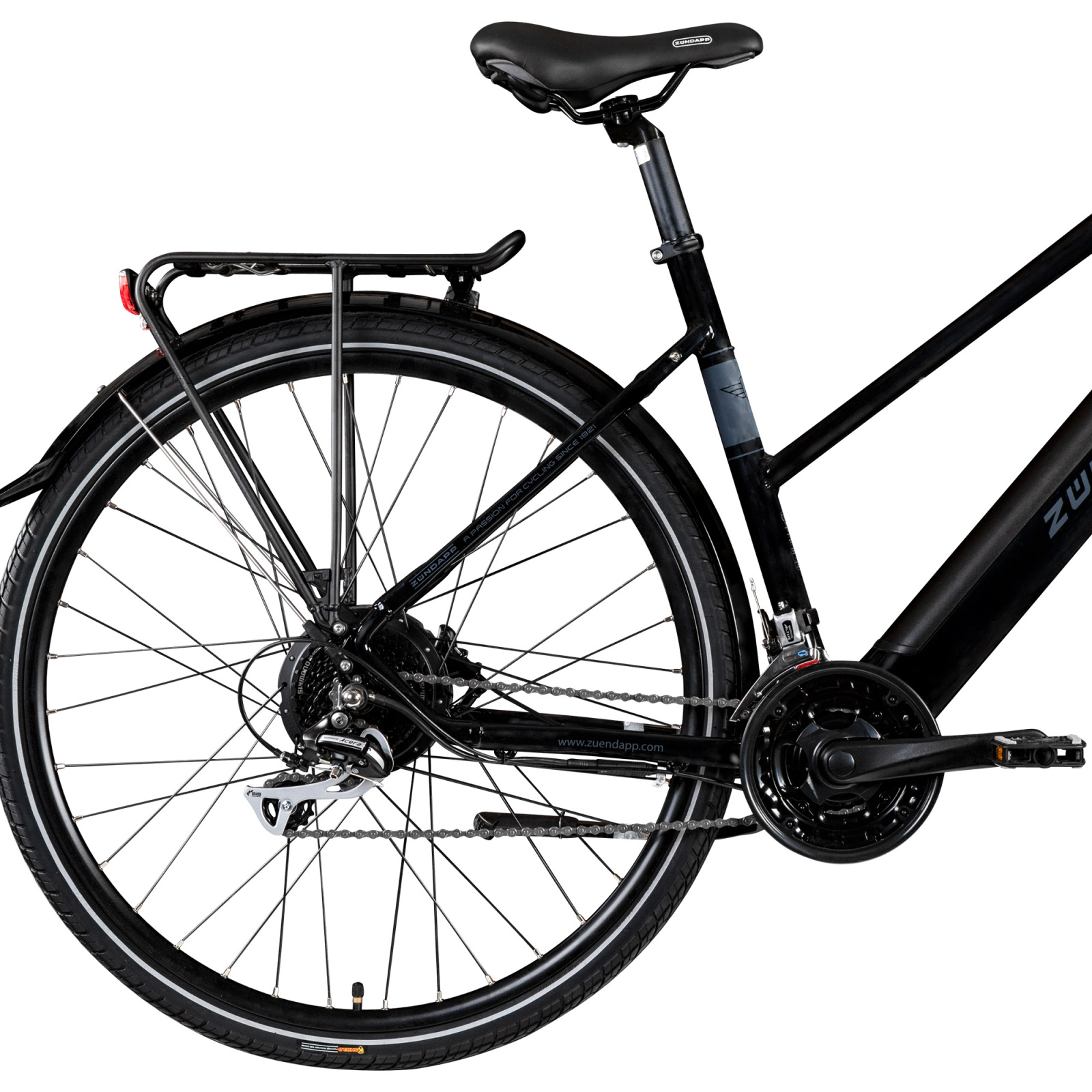 Zündapp Damen Elektro-Trekking Bike Z810 - schwarz-grau - 28 Zoll