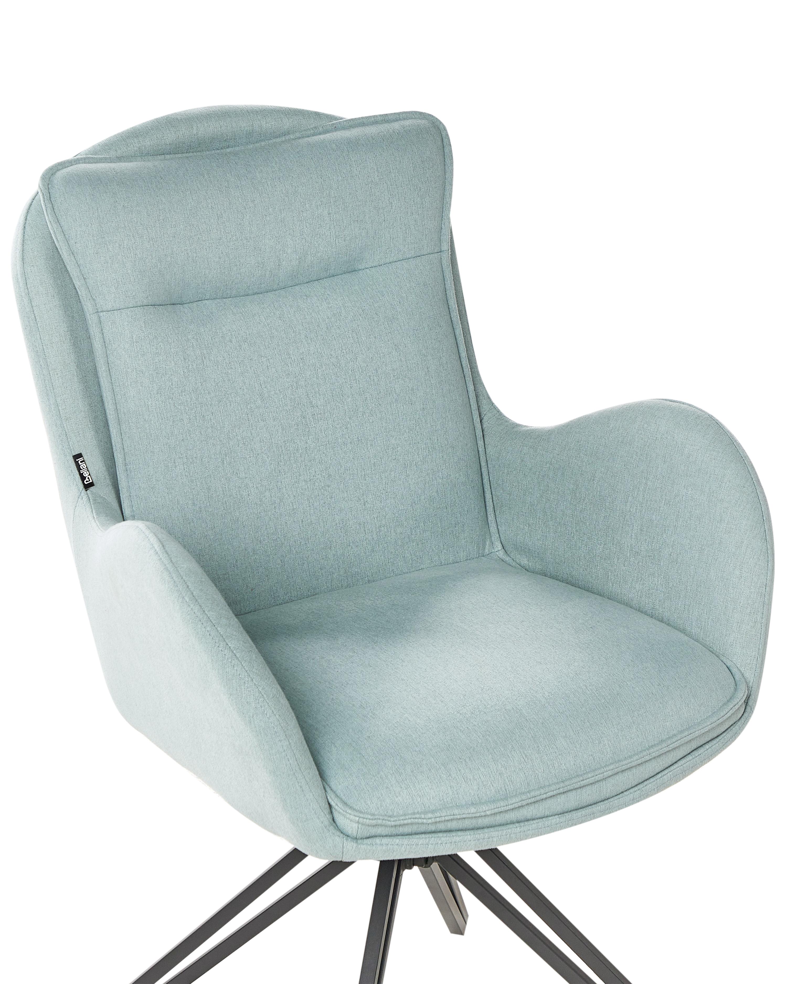 Set van 2 eetkamerstoelen draaibaar AVELAR Lichtblauw