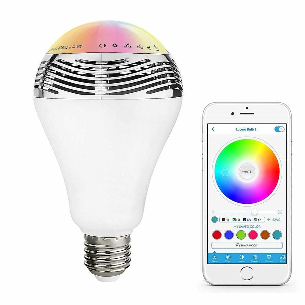 Ampoule connectée Bluetooth Musicale\/LED Muvit IO MyMusicBulb