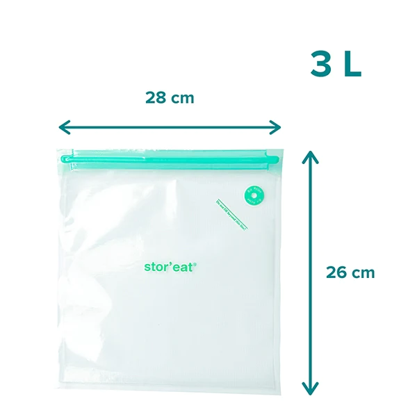 Set de 10 sacs sous vide M 3 L STOR'EAT Mastrad
