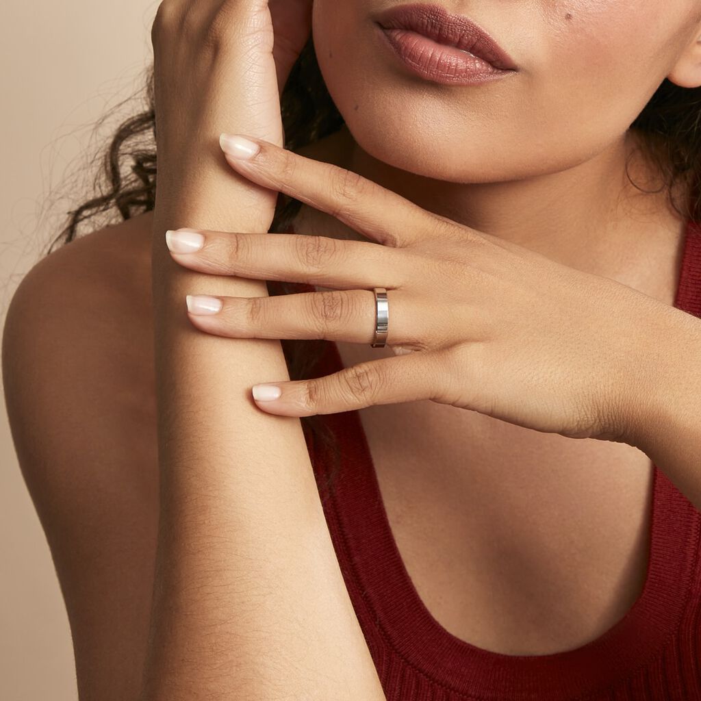 Alliance Inayah Ruban Plat Argent Blanc