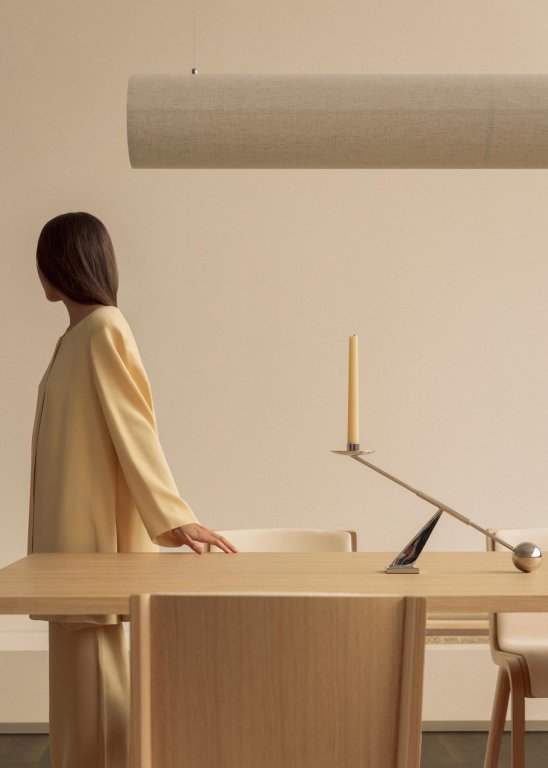Audo Copenhagen Hashira Linear hanglamp LED Raw