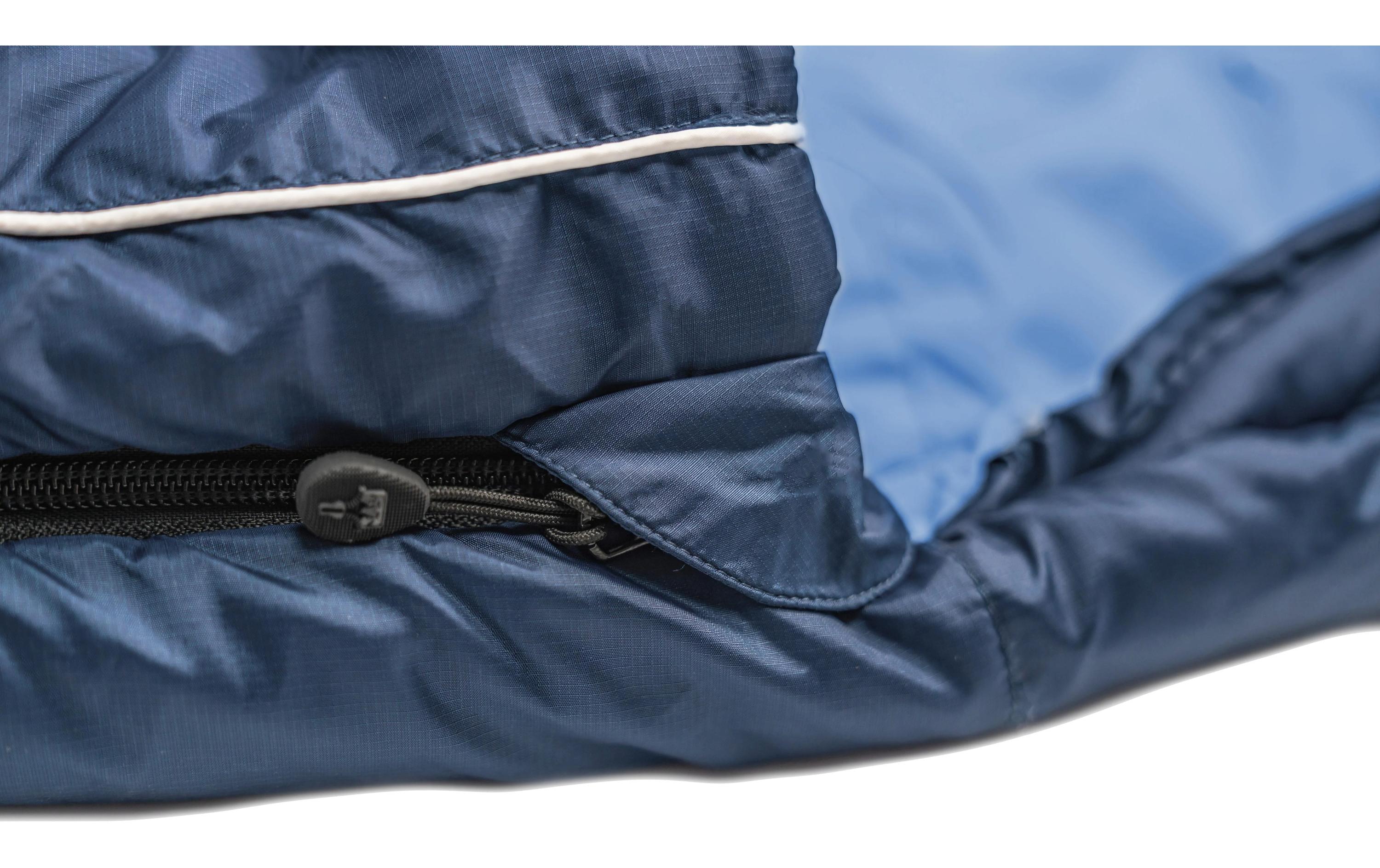 Schlafsack Biopod Wolle Goas Cotton Comfort Night Blue<br>Hochwertiger feuchtigkeitsunempfindlicher Deckenschlafsack