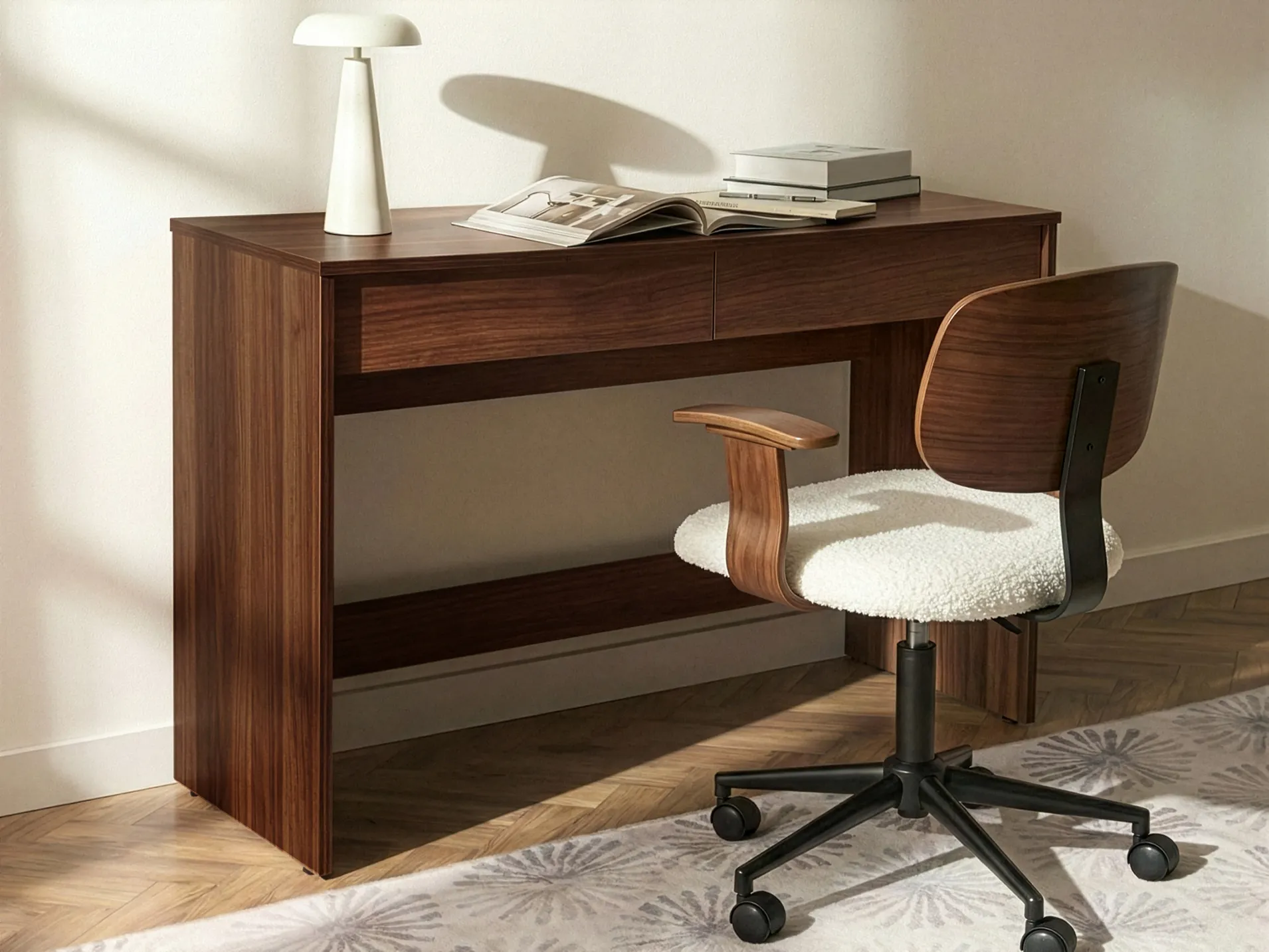 Bureau RONDANE Donkerbruin 110 cm 50 cm