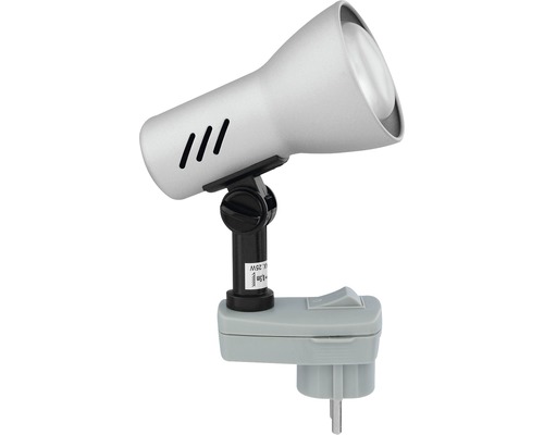 Enkelvoudige plug-in spot, titaniumkleur