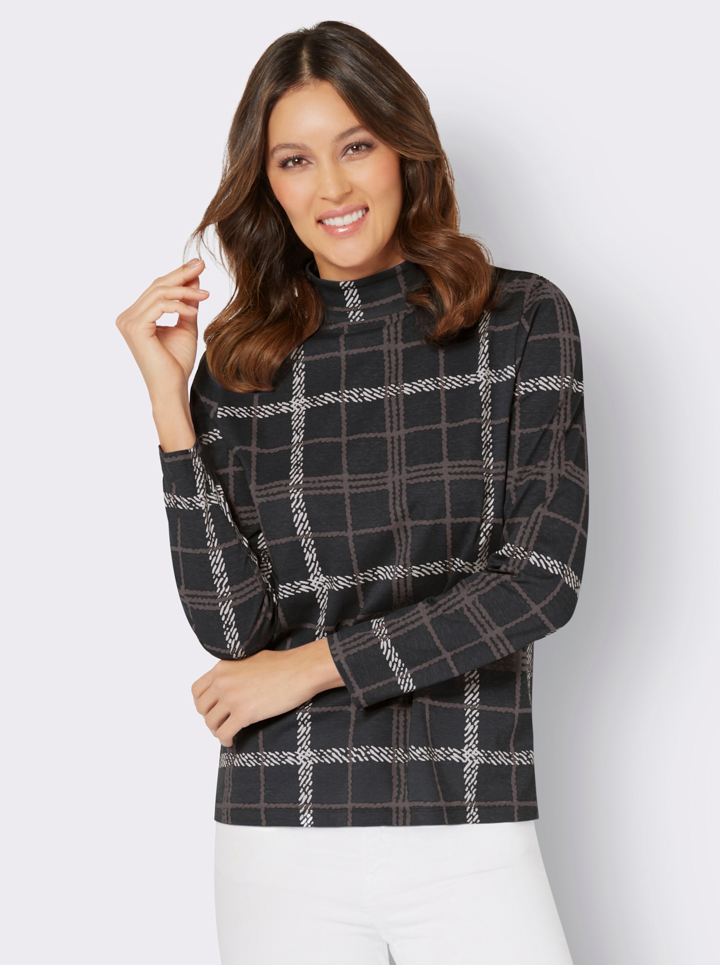 Stehkragenshirt