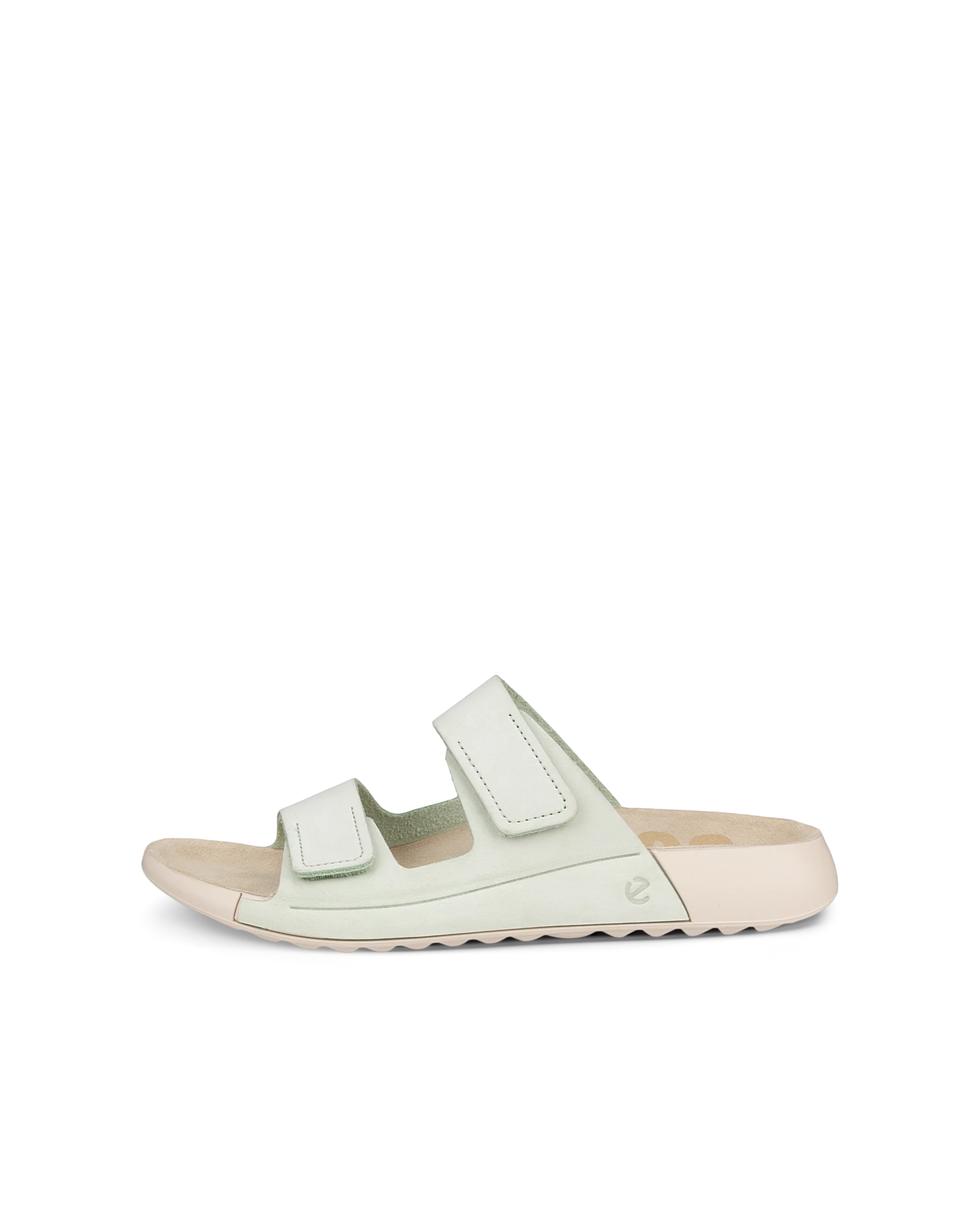 ECCO COZMO W Damen Nubuksandale mit zwei Riemen Grün