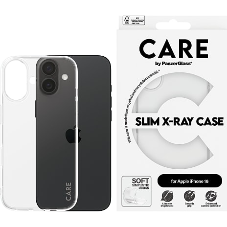 Care Fashion iPhone 16 cover - transparent