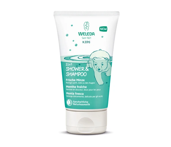 Weleda Kids 2in1 Shower & Shampoo Frische Minze