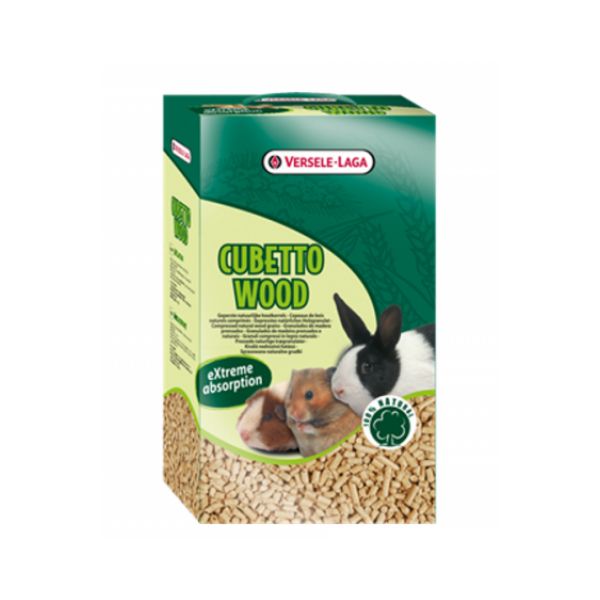 Versele Laga Cubetto Wood Madeira Natural Prensada 7Kg