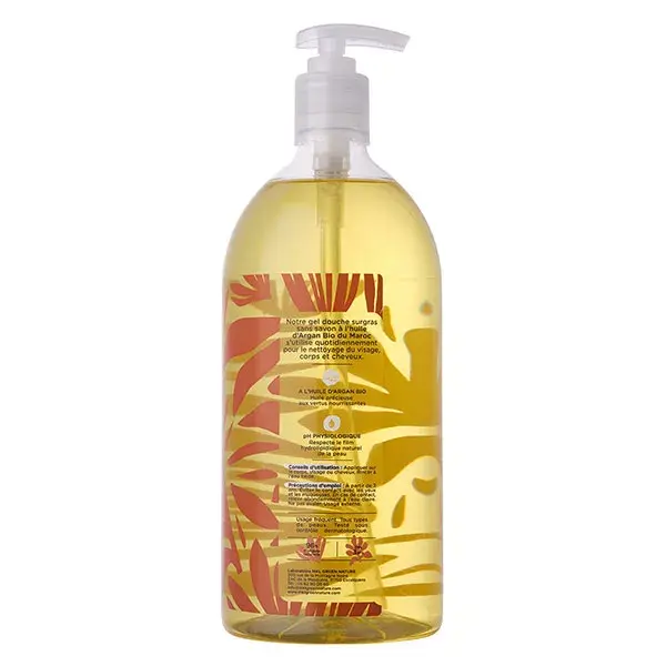 Gel de Banho MKL Green Nature Cosm'Ethik com Óleo de Argan Marroquino 1L