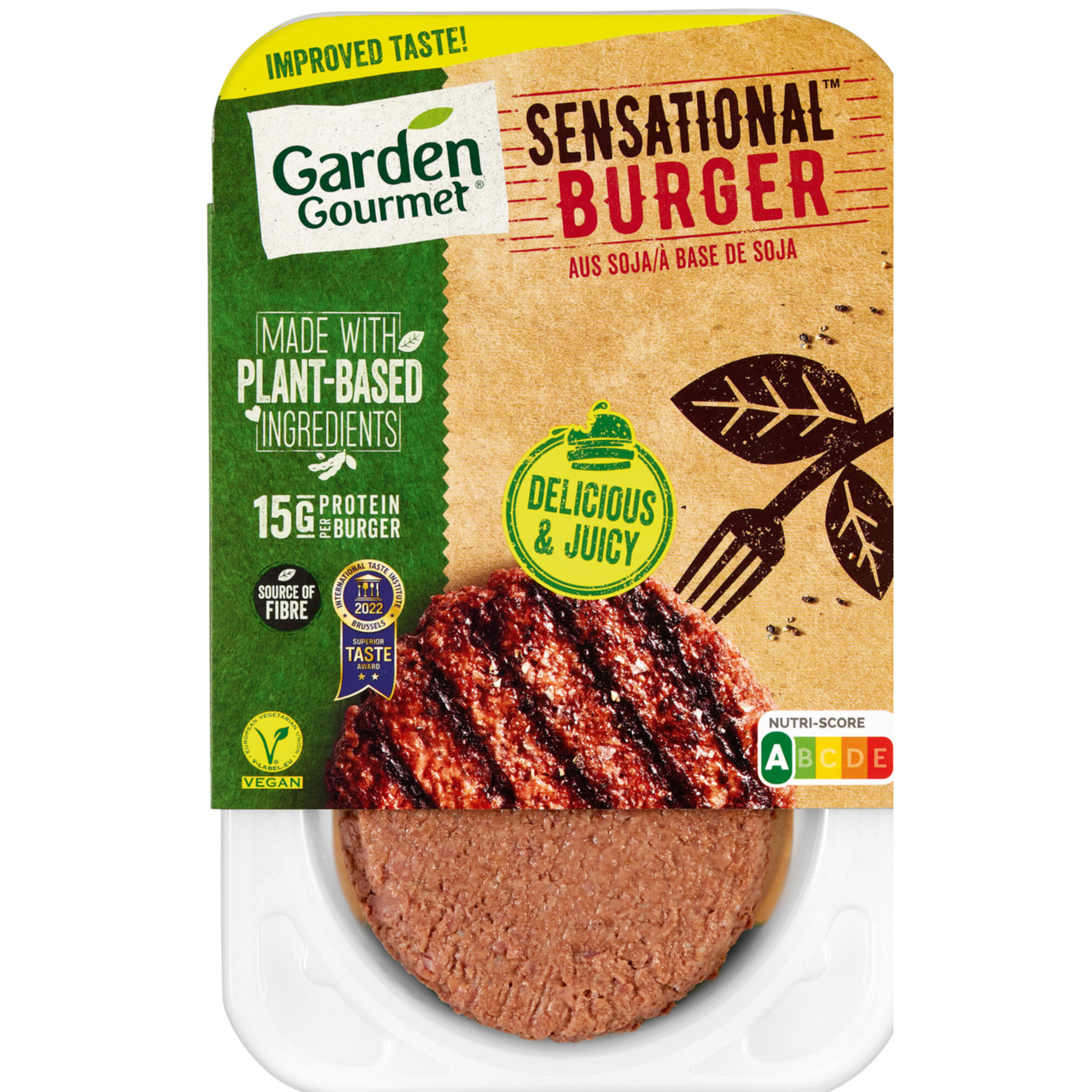 Garden Gourmet Sensational vegane Alternative zu Burger -