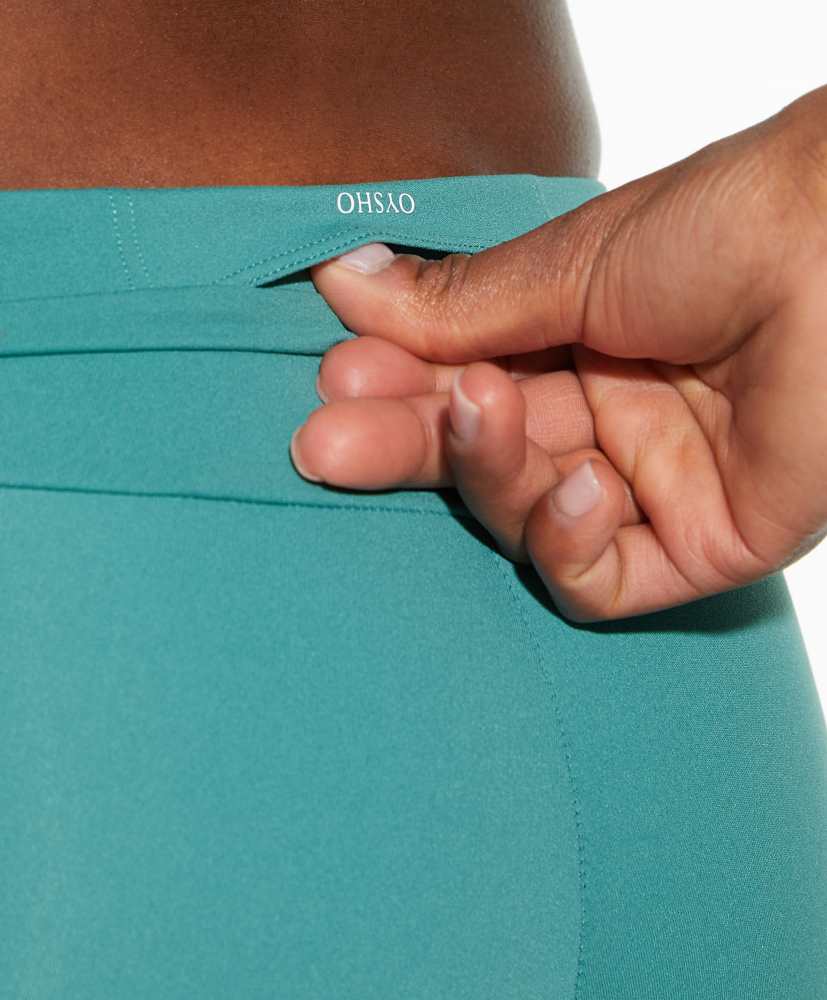 Calça legging de ciclismo Comfortlux de cintura alta, 25 cm