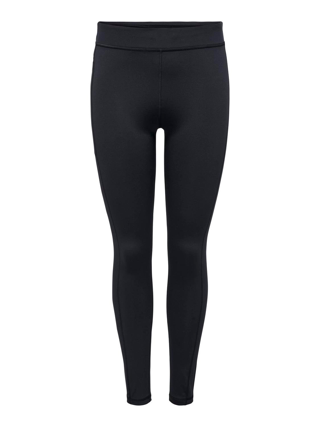 ONPRYA-2-STEN Hohe Taille Enger Schnitt Sportleggings Black