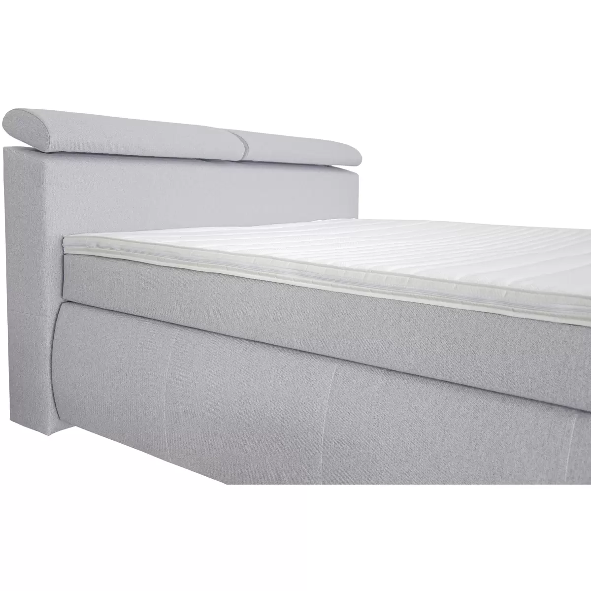 Boxspringbett Anett 180 x 200 Hellgrau