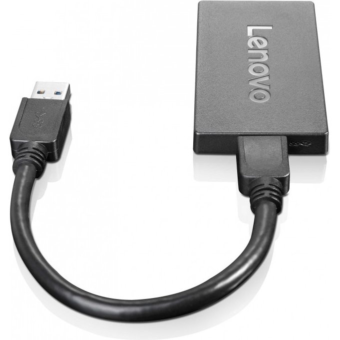 Lenovo 4X90J31021 adaptateur graphique USB 3840 x 2160 pixels Noir