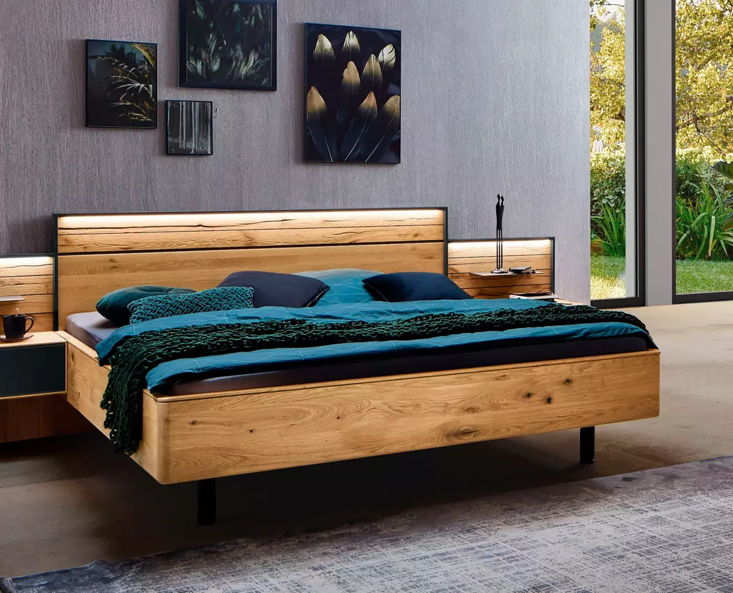 Massivholzbett WSM 4300 180 x 200 cm